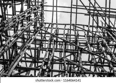 Bamboo Structure, Cris Cross, Abstract Patterns