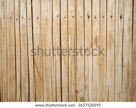 Bamboo texture background with rustic tone for eco-friendly design or decor.