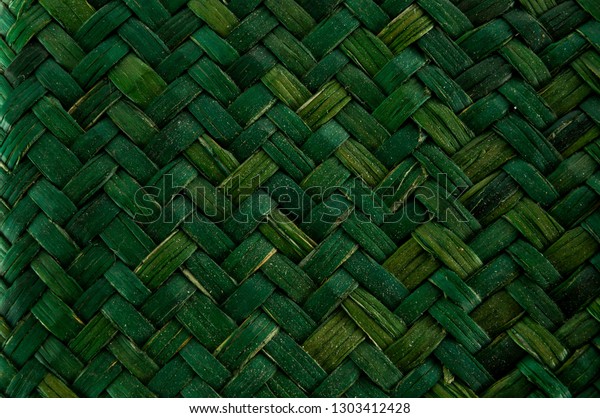 Bamboo Vimini Weaving Texture Background Stock Photo 1303412428 ...