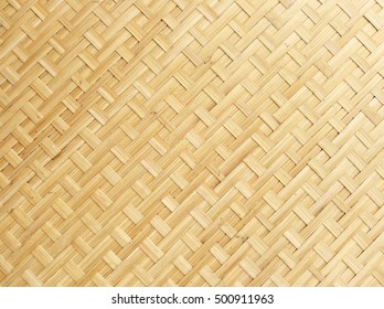 Bamboo Weaving Texture Background