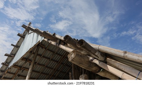 Bamboo And Wooden Barn Roof