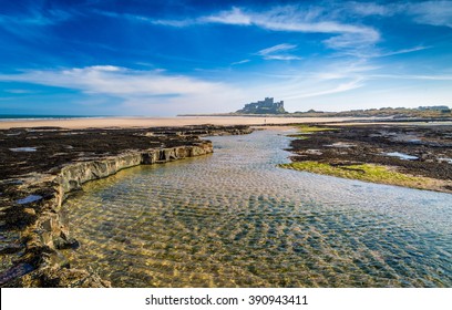 Bamburgh Castle On The Northumberland Coast, England