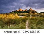 Bamburgh Lighthouse in Last light of the Day