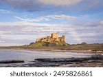 Bamburgh on the Northumberland coast north east England UK