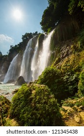 Ban Gioc - Wasserfall von Detian in Vietnam
