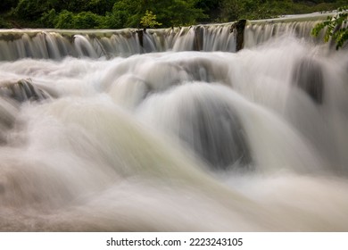 Ban Gioc Waterfall In Cao Bang, Viet Nam - The Waterfalls Are Located In An Area Of Mature Karst Formations Were The Original Limestone Bedrock Layers Are Being Eroded