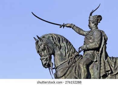 Ban Jelacic Statue In Zagreb 