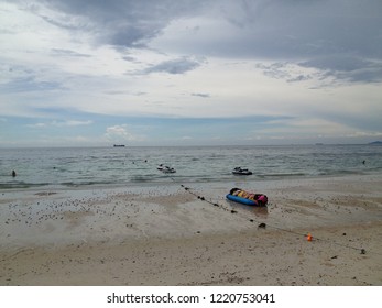 Banan Boat On The Beach