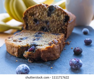 Banana And Blueberry Bread