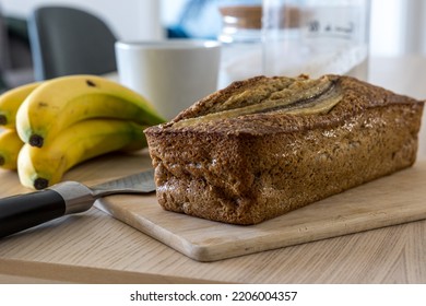 Banana Bread Cake From The Oven