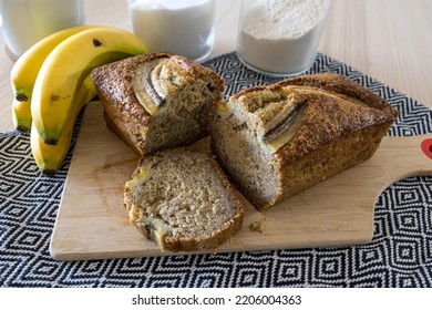 Banana Bread Cake From The Oven