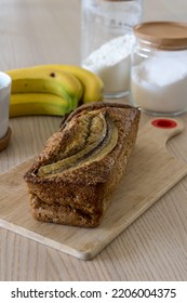 Banana Bread Cake From The Oven