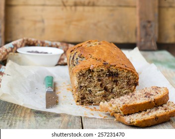 Banana Bread With Chocolate