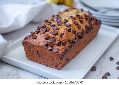 Banana Bread With Chocolate Chips 