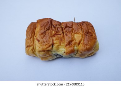 Banana Bread Isolated On White Background