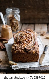 Banana bread with nuts