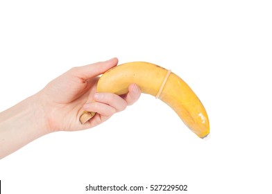 banana condom in hand impotence