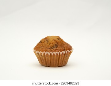 Banana Cup Cake On White