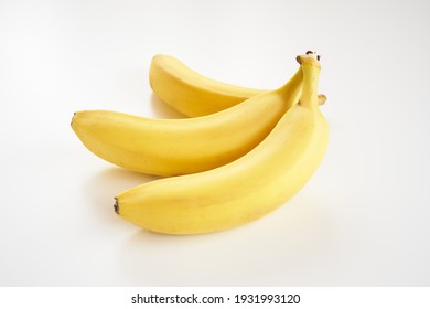 banana fruit on white background 