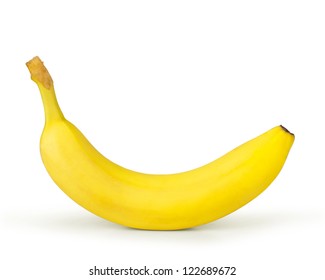 Banana Isolated Over White Background