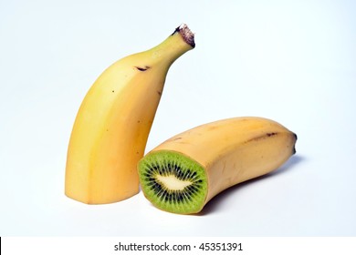 a banana and kiwi hybrid