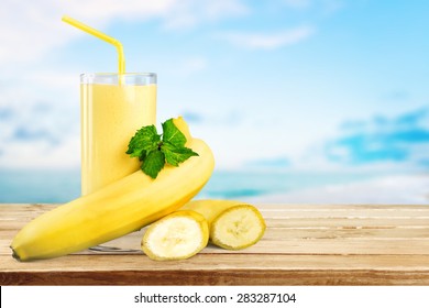 Banana, Milk, Slice.