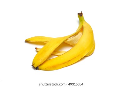 Banana Peel Isolated