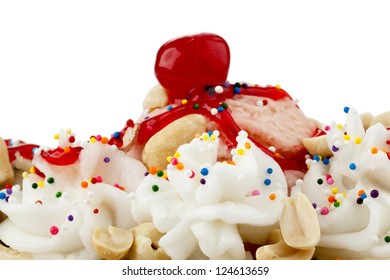 Banana Split In A Macro Image