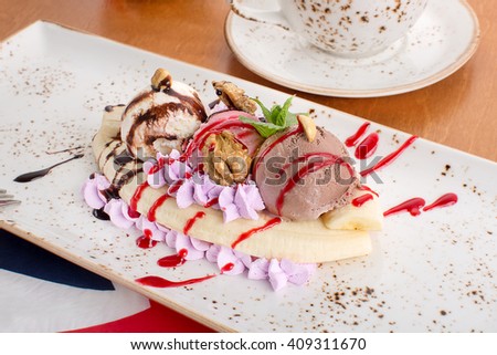 Banana split for the princess
