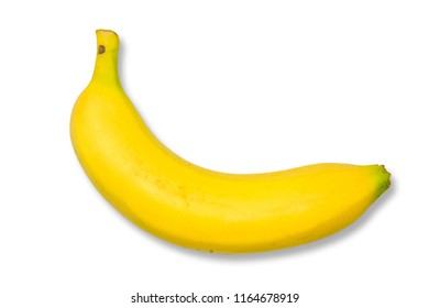 Banana white background