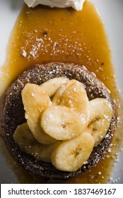 Bananas Foster Dessert.