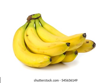   bananas on a white background.