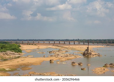 Banas River Bridge Tonk, Rajasthan,india.