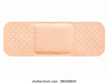  Band Aid Isolated Over A White Background Vintage