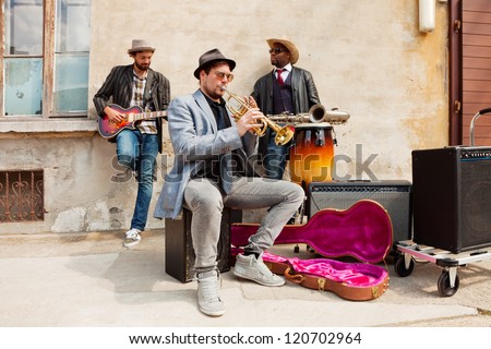 Band of blues musicians