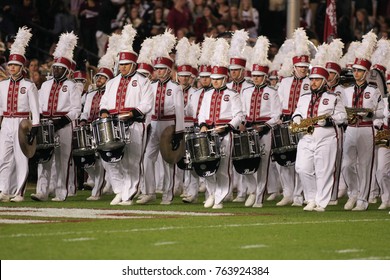 Band Members On The Field For The Clemson Tiger Vs. South Carolina Gamecocks At The William - Brice Stadium In Columbia, SC USA On November 25th, 2017