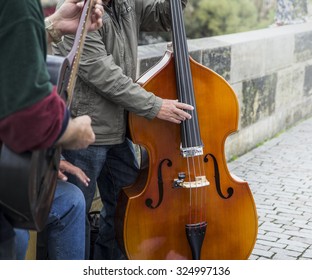 Band Playing Classical/jazz Music Outdoor