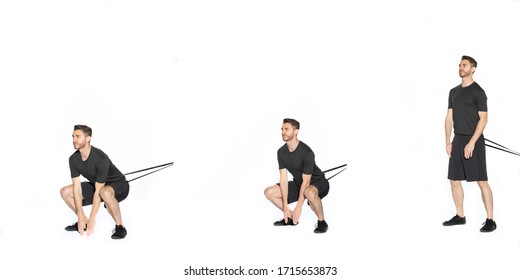 Band Resisted Frog Jump MGym Exercise 