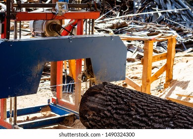 Band Sawmill For Wood Sawing