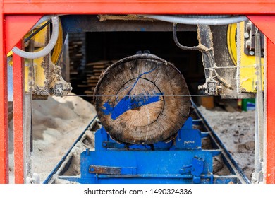 Band Sawmill For Wood Sawing