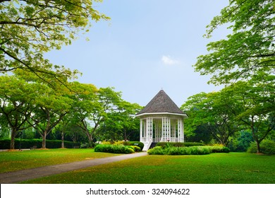 Band stand landmark at Singapore Botanic Garden - Shutterstock ID 324094622