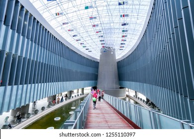 Banda Aceh, Sumatera/Indonesia - 27th 02 2016: Tsunami Museum By Architect Ridwan Kamil (Currently The Governor Of West Java)