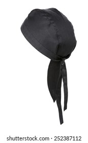 Bandana Black Isolated On White Background Stock Photo 252387112 ...