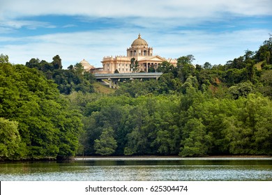 Bandar Seri Begawan,Brunei Darussalam/MARCH 31,2017: The New Palace Of Sultan Of Brunei. View From River