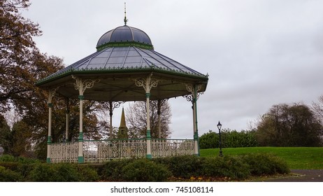 Beautiful Pavilion Viewpoint Green Park Hillside Stock Photo 1240333081 ...