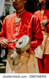 Bandung, Indonesia April 14 2018 : Talempong Is A Musical Instrument Originating From West Sumatra. Indonesia.