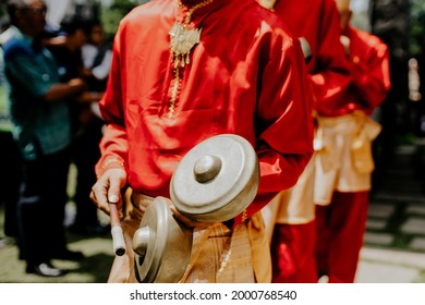 Bandung, Indonesia April 14 2018 : Talempong Musical Instrument From West Sumatra. Indonesia.