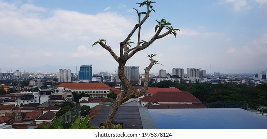 Bandung, Indonesia, August 22, 2018: U Janevalla Is A Modern Hotel With An Upscale Restaurant, A Rooftop Pool And A Bar