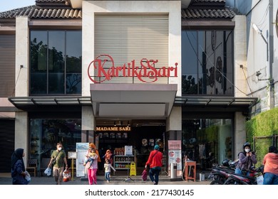 Bandung, Indonesia - June 29, 2022: Kartika Sari Bakery On Buah Batu Street, Bandung.