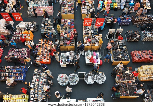 Bandung Indonesia Situation Sale Various Products Stock Photo (Edit Now